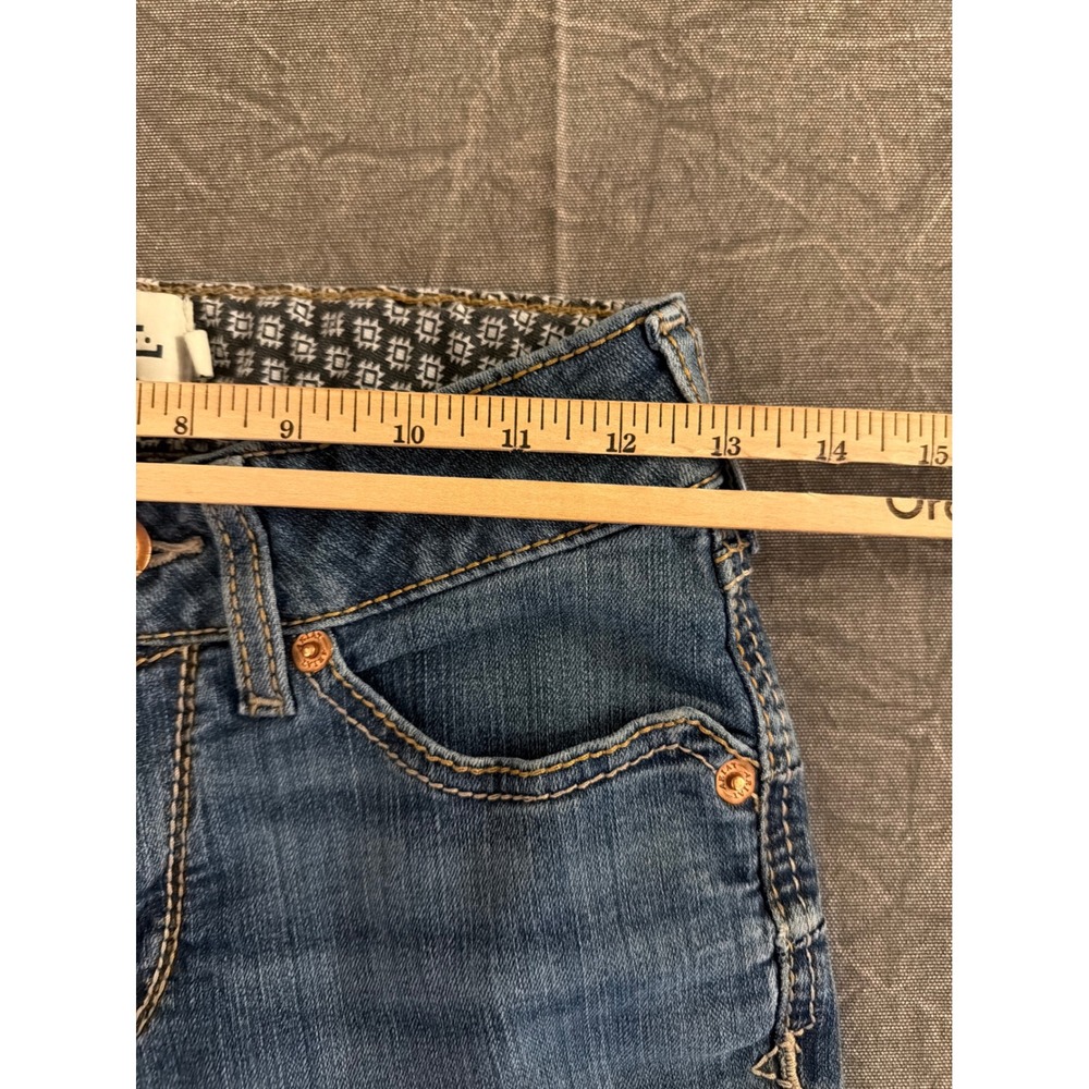Ariat REAL Denim Women 26L Medium Wash Straight Leg Western Jeans Mid Rise Blue - Picture 8 of 11